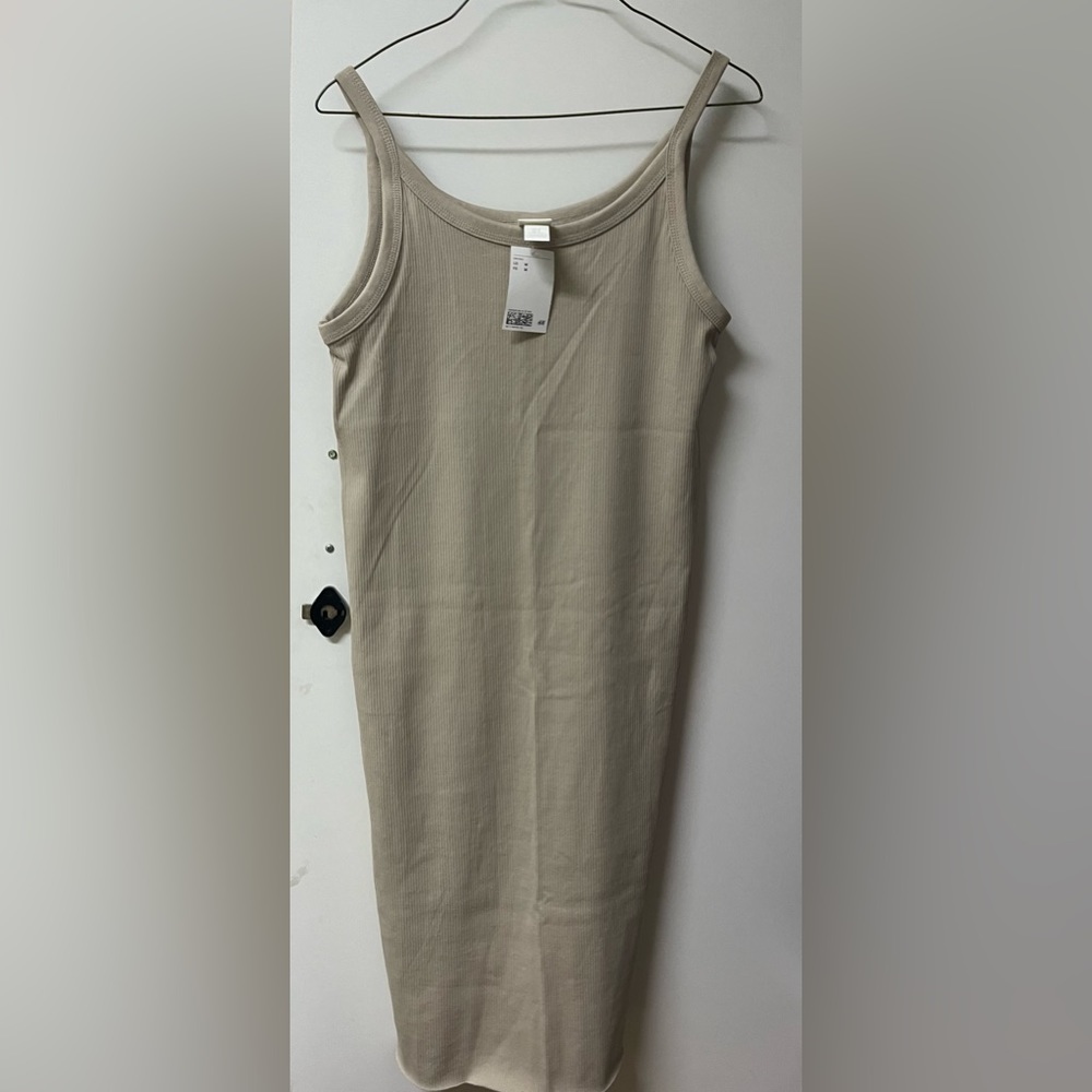 H&M Nude bodycon dress